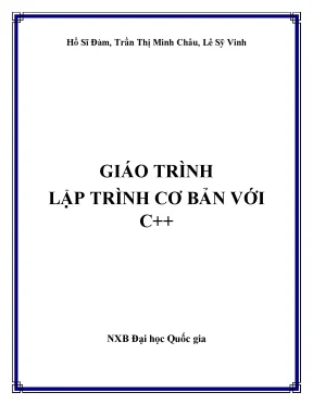 Giáo Trình Lập Trình Cơ Bản Với C++