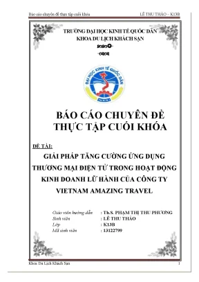 Giải Pháp Tăng Cường Thương Mại Điện Tử Trong Kinh Doanh