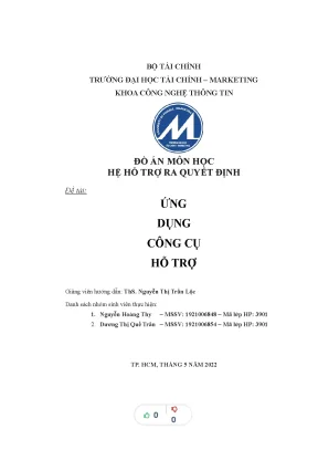 Ứng Dụng Công Cụ Hỗ Trợ Ra Quyết Định Trong Kinh Doanh