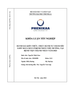 Đánh Giá Kiến Thức và Thực Hành Chăm Sóc Loét Bàn Chân Ở