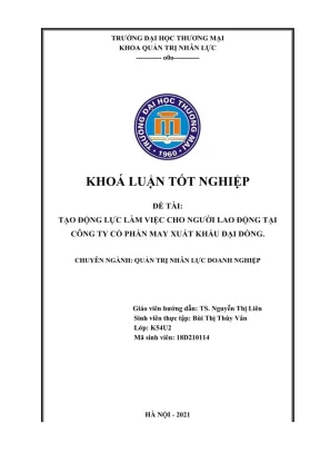 Giải Pháp Tạo Động Lực Làm Việc Cho Người Lao Động Tại