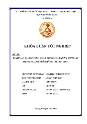 Giải Pháp Tăng Cường Hoạt Động Mua Bán và Sáp Nhập Ngành 