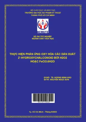 Phản ứng oxy hóa 2'-hydroxychalconoid bằng H2O2 và FeCl3