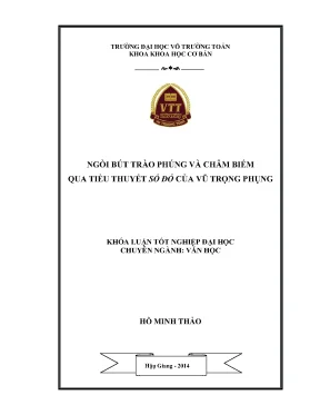 Khóa Luận Tốt Nghiệp: Phân Tích Ngòi Bút Trào Phúng
