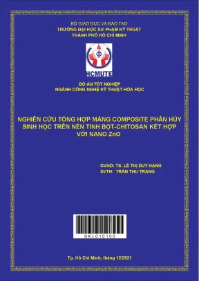 Màng Composite Phân Hủy Sinh Học Từ Tinh Bột Chitosan 