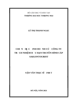 Chiến lược kinh doanh của Công ty TNHH Truyền hình cáp