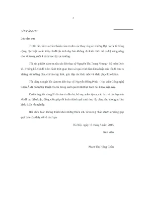 Mối Liên Quan Giữa Ô Nhiễm Không Khí và Chức Năng Hô Hấp