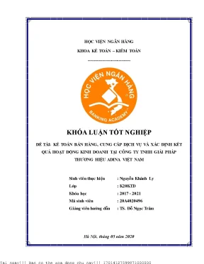 Kế Toán Bán Hàng và Dịch Vụ: Phân Tích Kết Quả Kinh