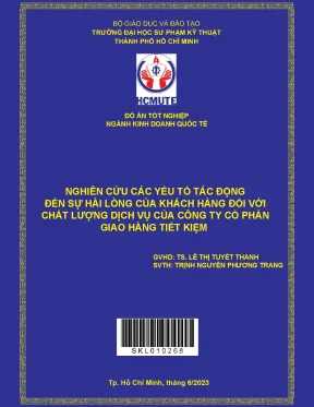 Yếu Tố Ảnh Hưởng Đến Sự Hài Lòng Của Khách Hàng Tại Công