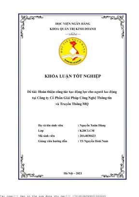 Tạo Động Lực Hiệu Quả Cho Nhân Viên Tại Công Ty Giải