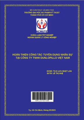 Cải tiến quy trình tuyển dụng tại Dunlopillo Việt Nam