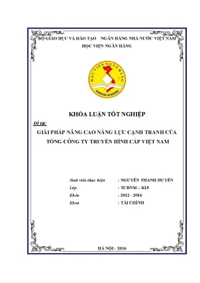 Giải Pháp Nâng Cao Năng Lực Cạnh Tranh Cho Tổng Công Ty