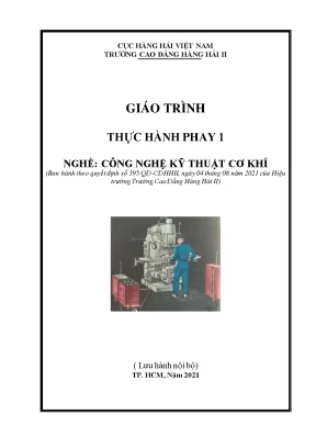 Giáo Trình Thực Hành Phay 1 - Công Nghệ Kỹ Thuật Cơ Khí