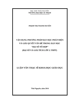 Phương Pháp Dạy Học Phát Hiện và Giải Quyết Vấn Đề Trong