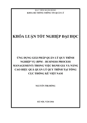 Giải Pháp Quản Lý Quy Trình Nghiệp Vụ BPM Tại Tổng Cục 
