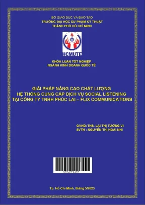 Nâng cao chất lượng dịch vụ social listening tại Flix