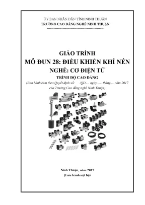 Giáo Trình Điều Khiển Khí Nén - Cơ Điện Tử Cao Đẳng Ninh 