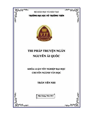 Nghiên cứu thi pháp truyện ngắn của Nguyễn Ái Quốc