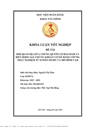Chứng quyền có bảo đảm và biến động giá chứng khoán: