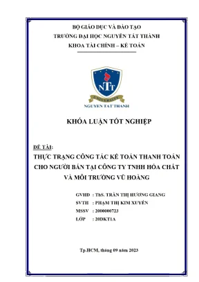 Kế toán thanh toán cho người bán: Thực trạng & Giải pháp