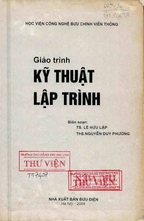 Giáo trình Kỹ thuật Lập trình Phần 1 (PTIT - Full PDF)