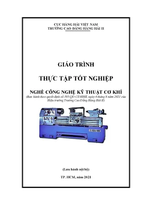 Giáo Trình Thực Tập Tốt Nghiệp Nghề Công Nghệ Kỹ Thuật 
