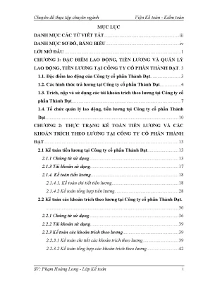 Kế Toán Tiền Lương và Các Khoản Trích Theo Lương Tại
