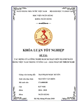 Tác động của Blockchain đến Ngành Ngân Hàng Việt Nam: