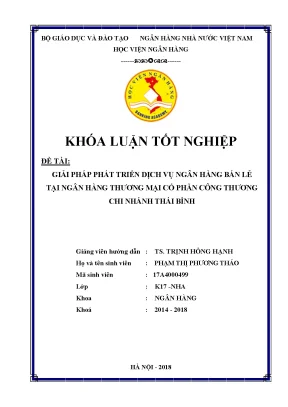 Giải Pháp Phát Triển Dịch Vụ Ngân Hàng Bán Lẻ Tại