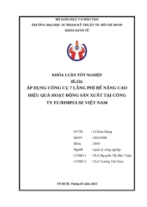 Nâng cao hiệu quả sản xuất tại Fujiimpulse Việt Nam với