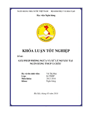 Giải Pháp Hiệu Quả Phòng Ngừa và Xử Lý Nợ Xấu Tại Ngân