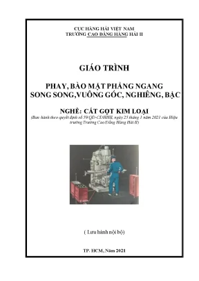Giáo Trình Phay và Bào Mặt Phẳng: Hướng Dẫn Chi Tiết và 