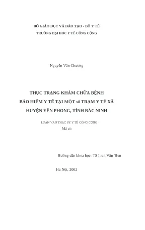 Khám Chữa Bệnh Bảo Hiểm Y Tế Tại Trạm Y Tế Xã Huyện Yên