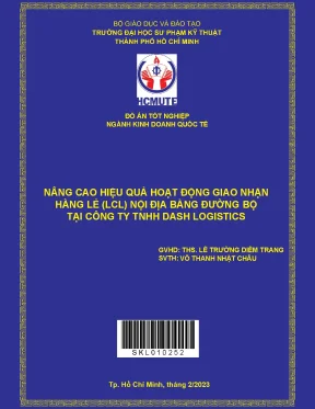 Tối Ưu Hoạt Động Giao Nhận Hàng Lẻ LCL Nội Địa Bằng