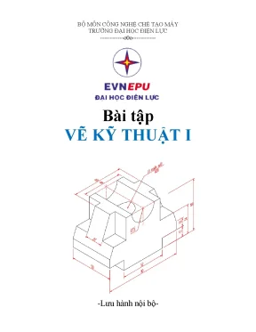 Hướng Dẫn Vẽ Kỹ Thuật 1 Tại Trường Đại Học Điện Lực