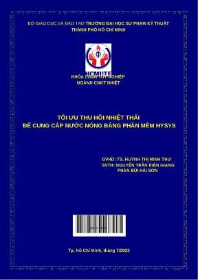Tối ưu hóa thu hồi nhiệt thải để cung cấp nước nóng bằng