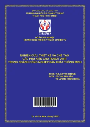 Nghiên cứu và chế tạo phụ kiện cho Robot AMR trong sản 