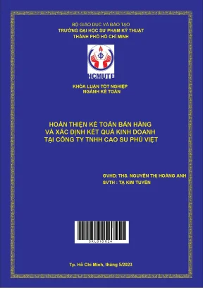 Cải Tiến Kế Toán Bán Hàng và Đánh Giá Kết Quả Kinh Doanh