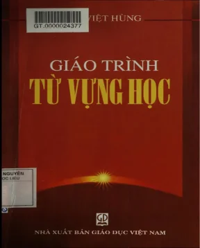 Giáo Trình Từ Vựng Học Chuyên Sâu Cho Sinh Viên Sư Phạm
