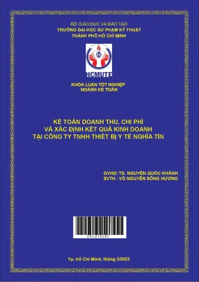 Kế Toán Doanh Thu và Chi Phí tại Công Ty TNHH Thiết Bị Y