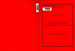 Giải Pháp Mở Rộng Hoạt Động Thanh Toán Quốc Tế Tại Ngân