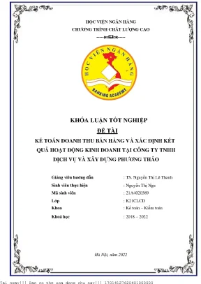 Kế Toán Doanh Thu Bán Hàng và Kết Quả Kinh Doanh Tại