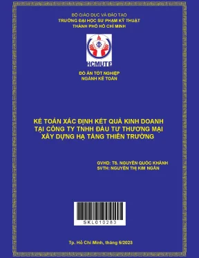 Kế Toán Kết Quả Kinh Doanh Tại Công Ty TNHH Đầu Tư