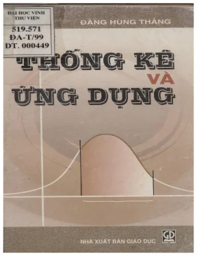 Giáo Trình Thống Kê và Ứng Dụng của Đặng Hùng Thắng - 