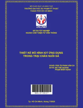 Mô Hình IoT Trong Chăn Nuôi Gà: Giải Pháp Thông Minh Cho
