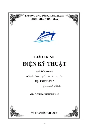 Giáo Trình Kỹ Thuật Điện Dành Cho Sinh Viên Cao Đẳng 