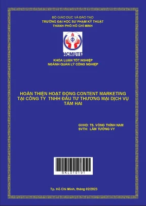 Nâng cao hiệu quả content marketing tại công ty TNHH Tám Hai