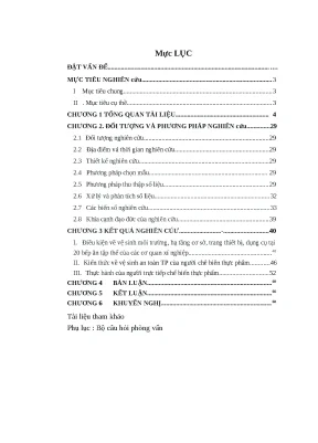 Đánh giá vệ sinh an toàn thực phẩm tại bếp ăn tập thể 