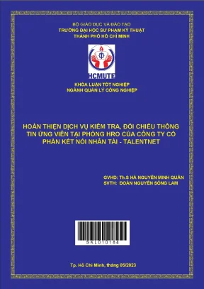 Nâng cao dịch vụ kiểm tra thông tin ứng viên tại Talentnet
