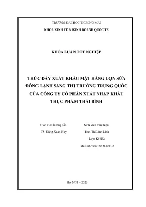 Xuất khẩu lợn sữa đông lạnh sang Trung Quốc: Giải pháp